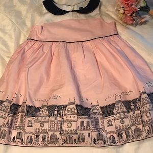 Janie & Jack Toddler Pink Parisian City Dress